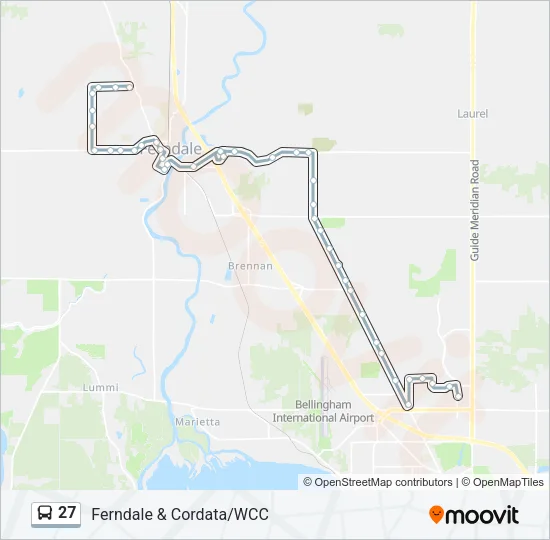 27 Bus Line Map