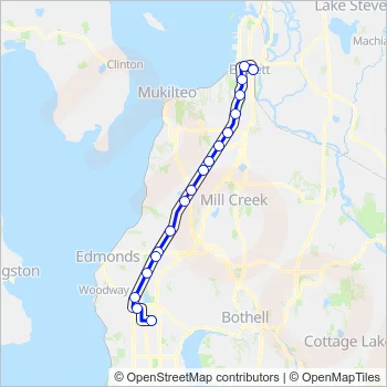 SWIFT Bus Line Map