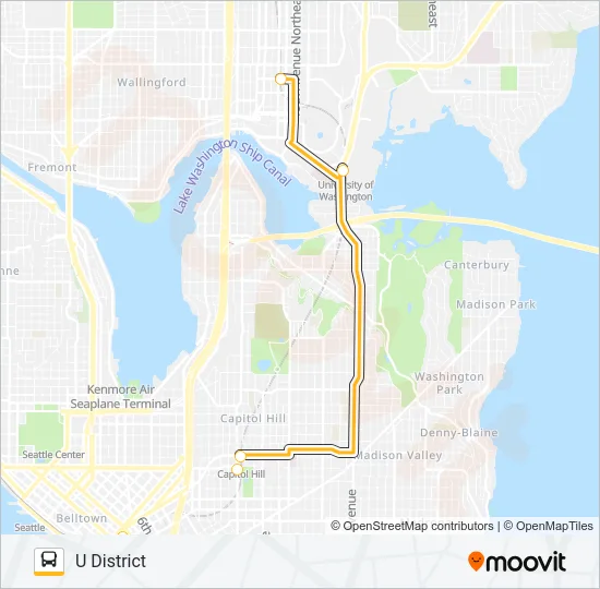 1 SHUTTLE  Line Map