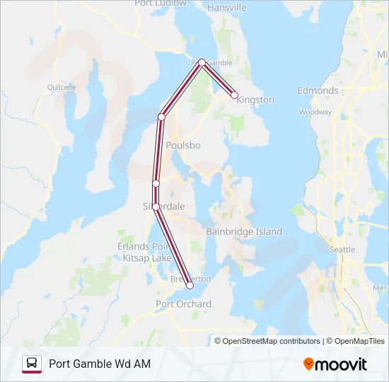 PORT GAMBLE WORKER/DRIVER Bus Line Map