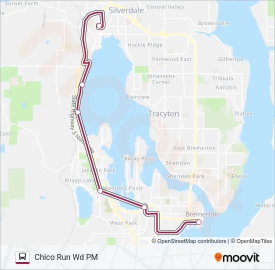CHICO RUN WORKER/DRIVER Bus Line Map