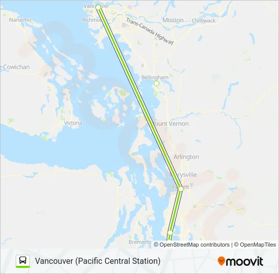 FLIXBUS 2114 Bus Line Map