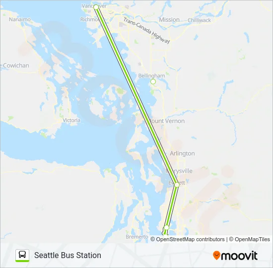 FLIXBUS 2114 Bus Line Map