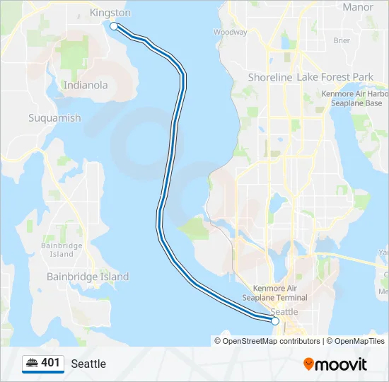 401 Ferry Line Map