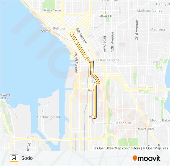 1 LINE SHUTTLE  Line Map