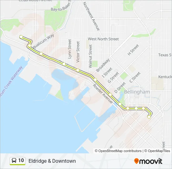 10 Bus Line Map