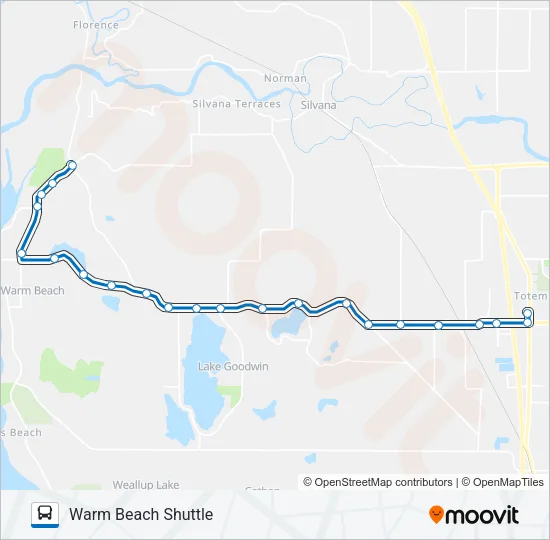 240 SHUTTLE Bus Line Map