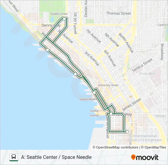 MAIN LOOP Bus Line Map