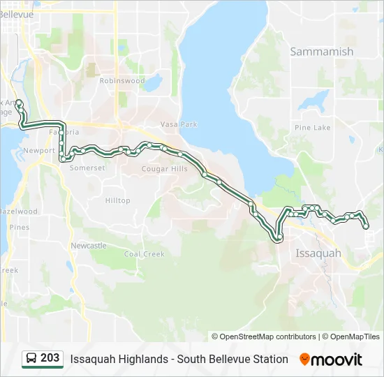 203 Route: Schedules, Stops & Maps - Issaquah Highlands Park