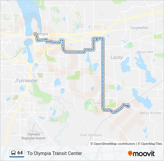 64 Bus Line Map