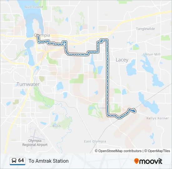 64 Bus Line Map