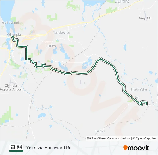 94 Bus Line Map