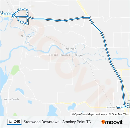 240 Bus Line Map