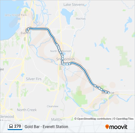 270 Bus Line Map