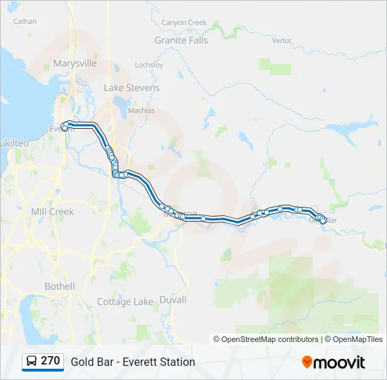 270 Bus Line Map