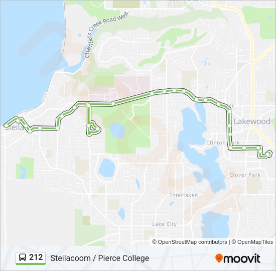 212 Bus Line Map