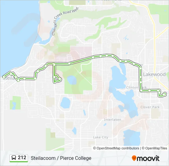 212 Bus Line Map