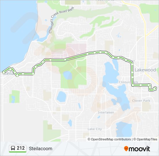 212 Bus Line Map