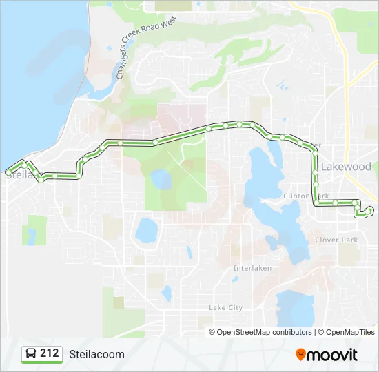 212 Bus Line Map