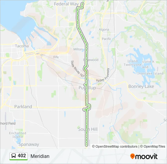 402 Bus Line Map