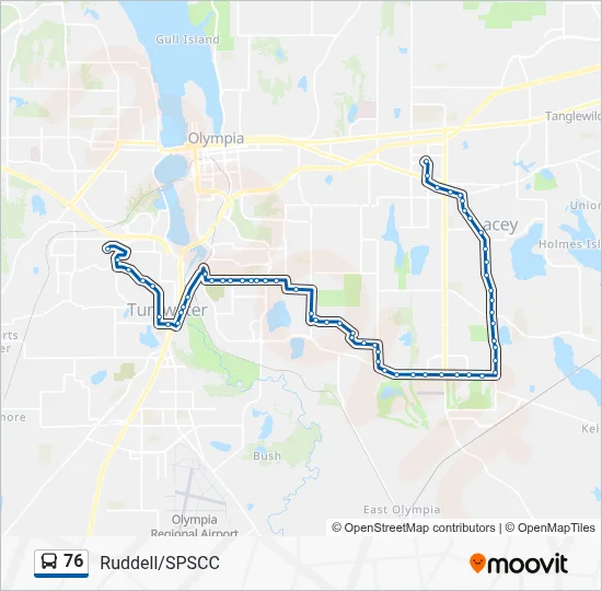 76 Route: Schedules, Stops & Maps - Spscc Via North St (Updated)
