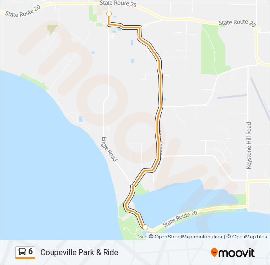 6 Bus Line Map