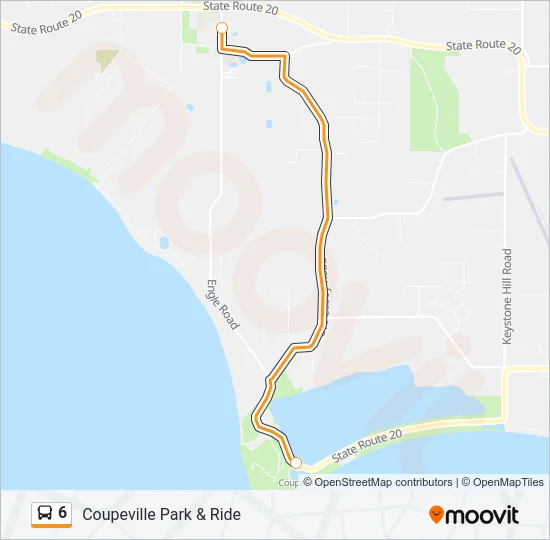 6 Bus Line Map