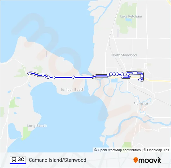 3C Bus Line Map