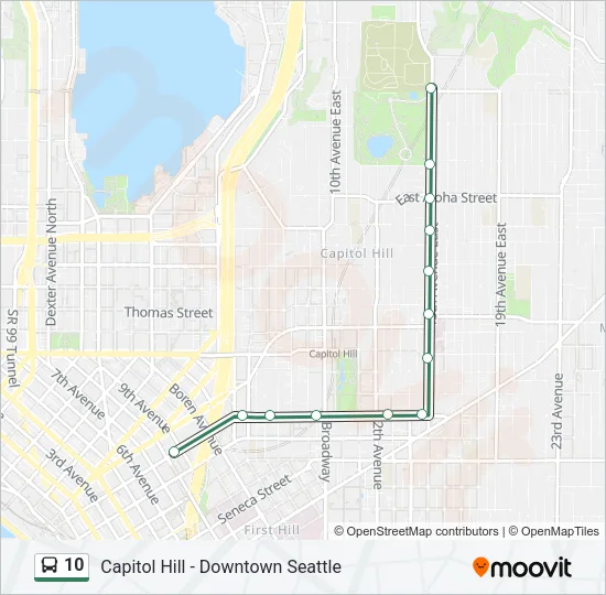 10 Bus Line Map