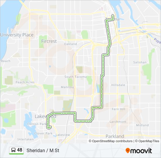 48 bus Line Map