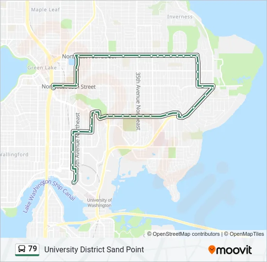 79 Bus Line Map