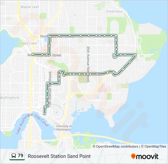 79 Bus Line Map