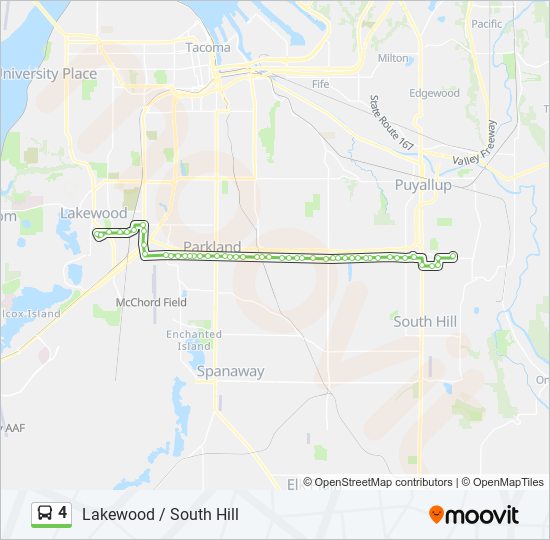 4 bus Line Map