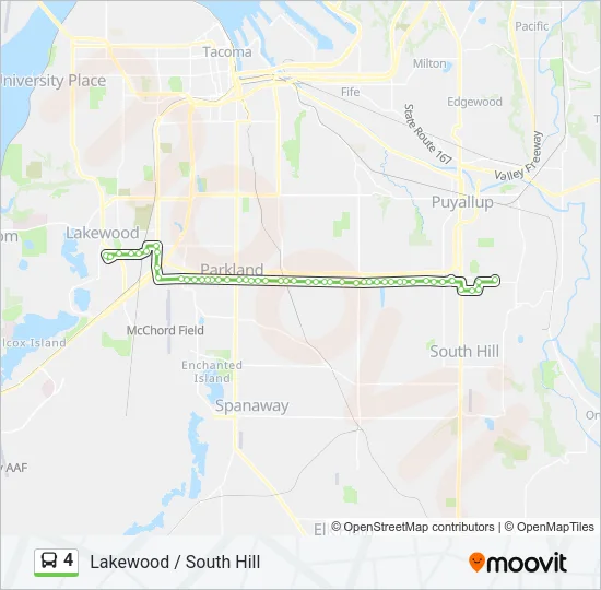 4 Bus Line Map
