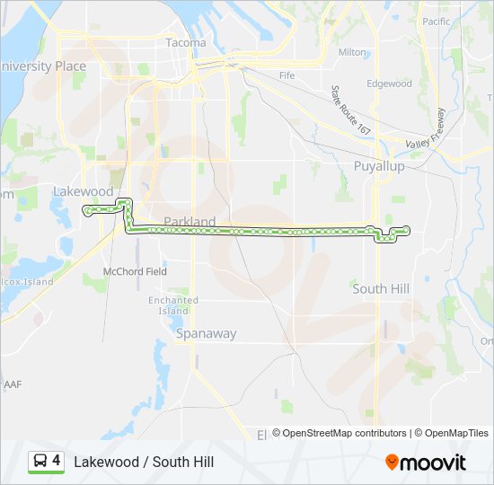 4 Bus Line Map
