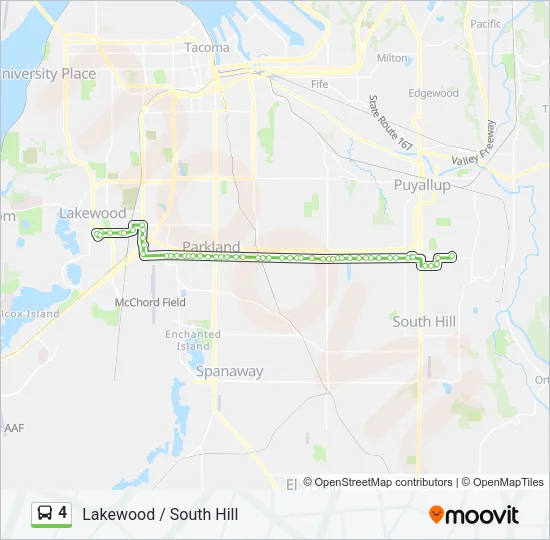 4 Bus Line Map