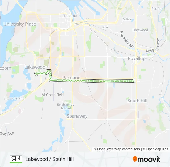 4 Bus Line Map