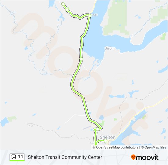 11 Bus Line Map