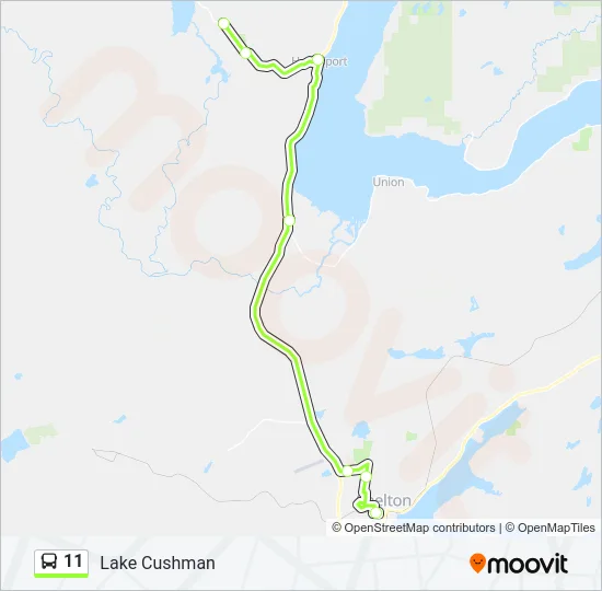 11 Bus Line Map