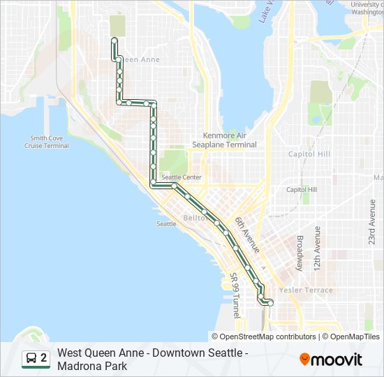 2 bus Line Map