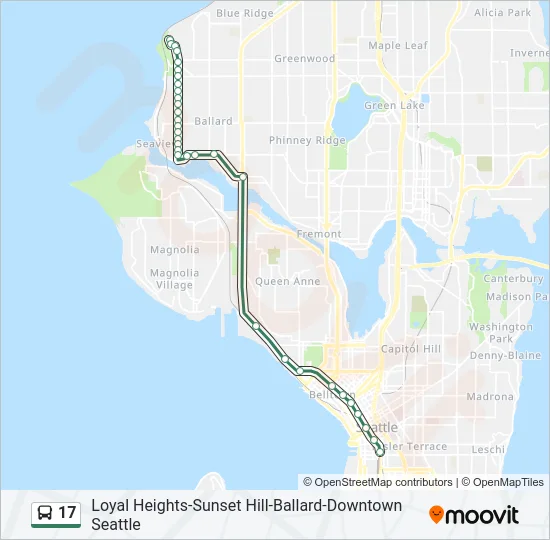 17 Bus Line Map