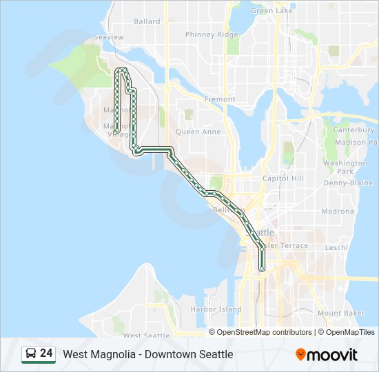 24 Route: Schedules, Stops & Maps - Magnolia (Updated)