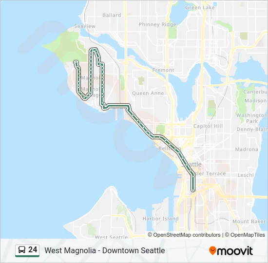 24 Bus Line Map