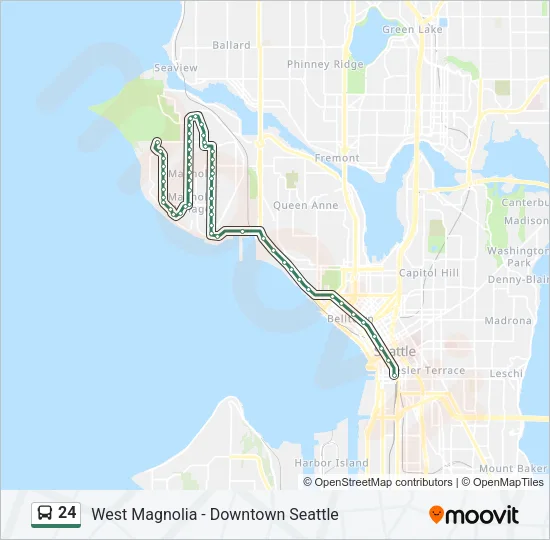 24 Bus Line Map