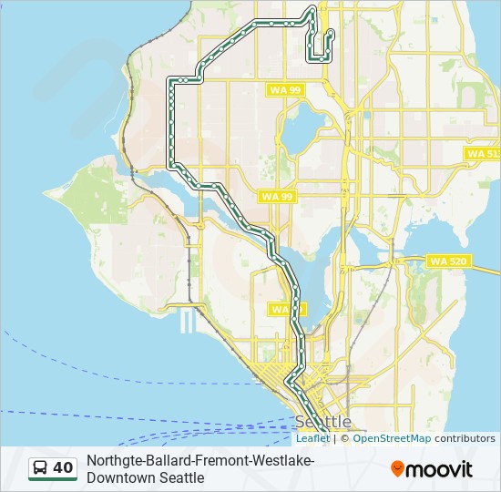 40 Route Schedules Stops Maps Northgate Fremont