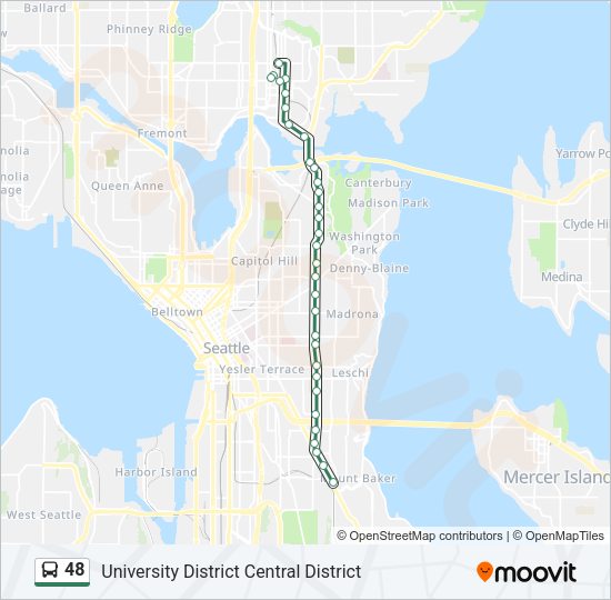48 Bus Line Map