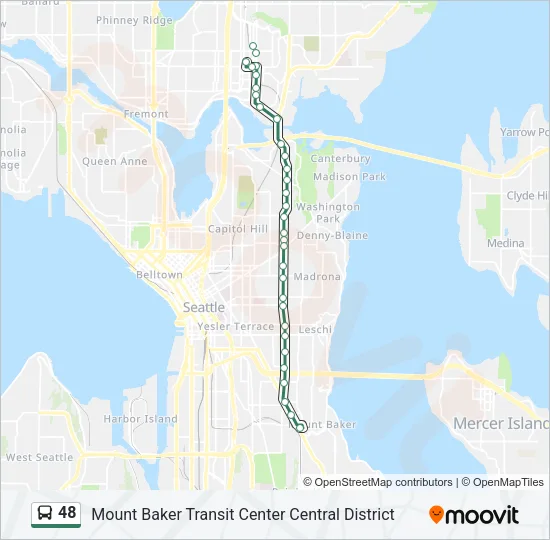 48 Bus Line Map