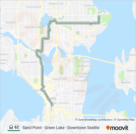 62 Bus Line Map