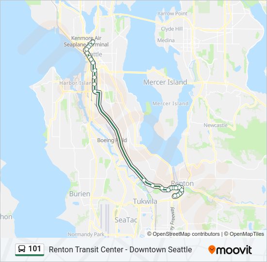 101 Route: Schedules, Stops & Maps - S Renton P&R (Updated)