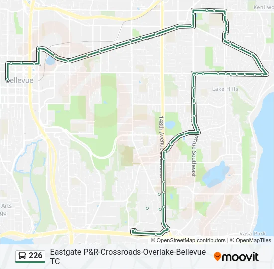 226 Bus Line Map